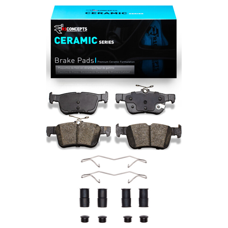Ford Special SERVICE POLICE Brake Pads - Rear - R1 Concepts - Ceramic - `13-`24